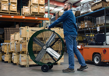 Construção de correia de ventilador industrial