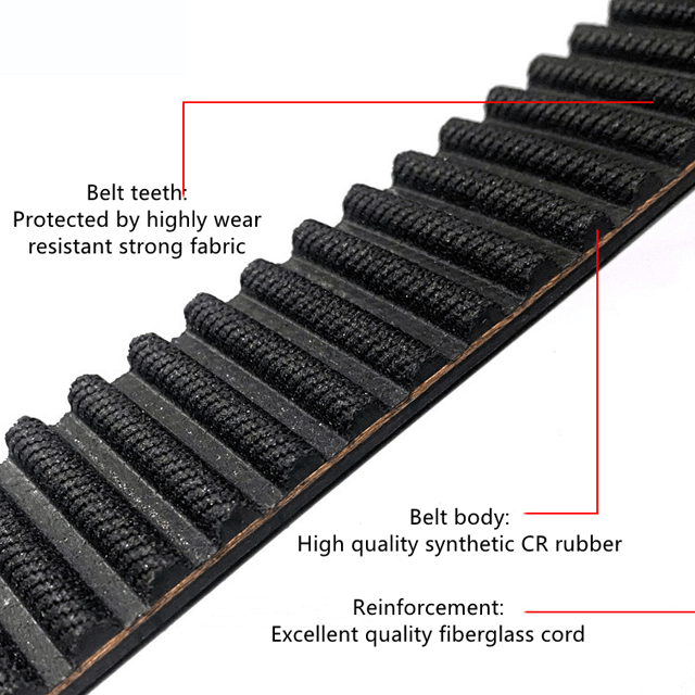 Correias dentadas clássicas trapezoidais